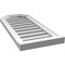 Ekena Millwork Octagonal Top Surface Mount PVC Gable Vent w/ 2"W x 2"P Brickmould Sill Frame, 14"W x 32"H GVPOT14X3203SF - alternate 2